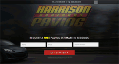Desktop Screenshot of harrisonbrotherspaving.com